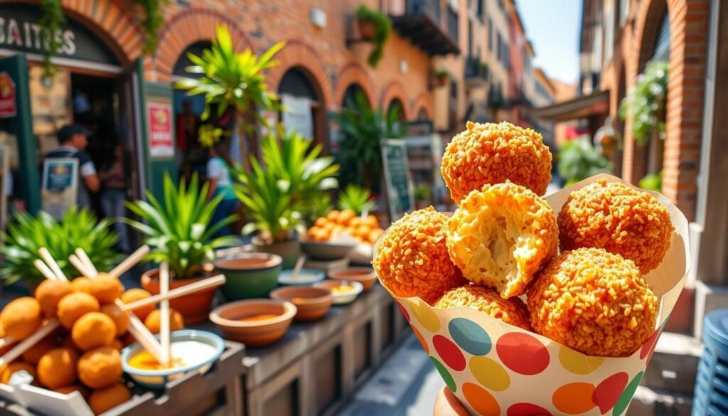 Traditional Sicilian Arancini Street Food Traditional Sicilian Arancini Street Food